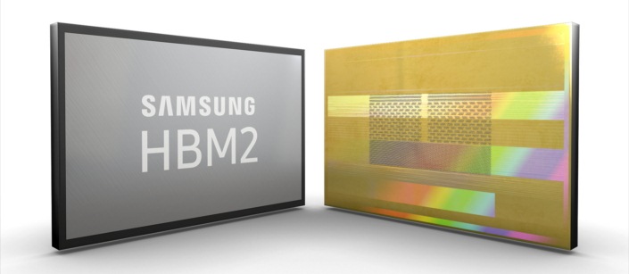 Samsung объявила о производстве новых чипов HBM2 8 ГБ